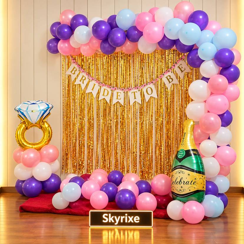 Bride to Be Bachelorette Party Backdrop - Image 1