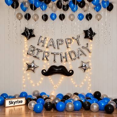 Gentleman Moustache Birthday Decoration
