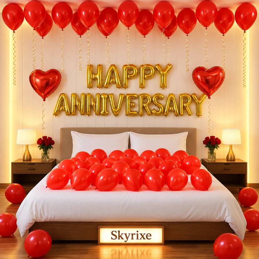 Golden Love Balloon Anniversary - Image 1