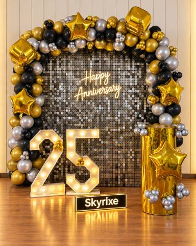 Golden Years Anniversary Arch