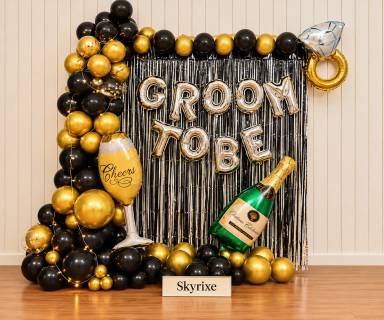 Groom To Be Celebration Setup Decoration