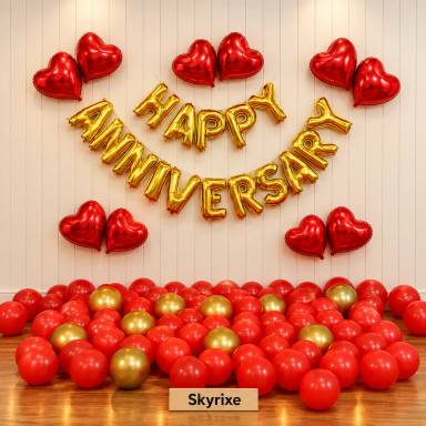 Happy Anniversary balloon Decoration