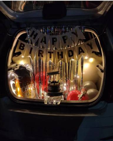 Car Trunk Birthday Surprise