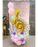 Mermaid Themed Birthday Balloon Arrangement - photo 1
