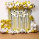 Golden Cheers 25th Birthday Setup - photo 1