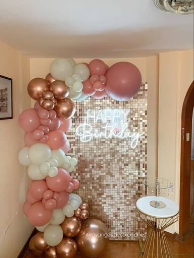 Rose Luxe Birthday Backdrop