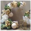 Green And Gold Luxe Hoop Backdrop - photo 1