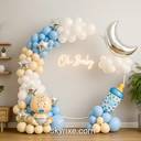 Oh Baby Ring Backdrop Decoration - photo 1