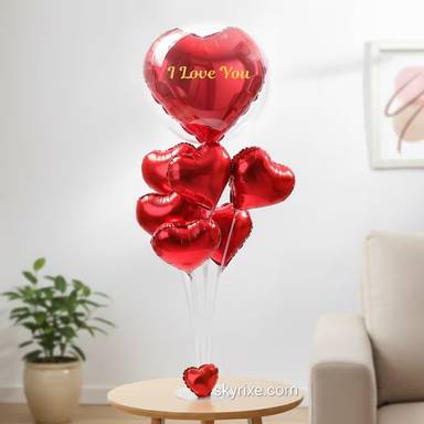 Romantic I Love You Heart Bouquet