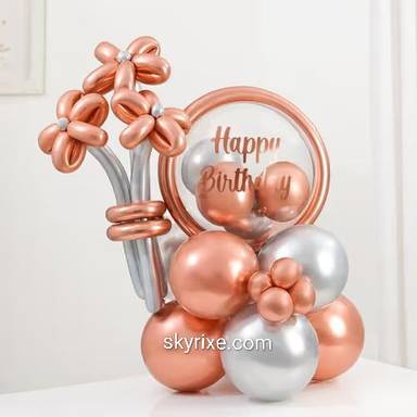 Bubble Balloon Bouquet Decor