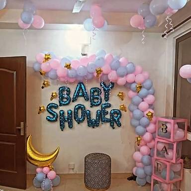Baby Moon Balloon Arch