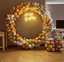 Lux Gold And Silver Circular Birthday - photo 1