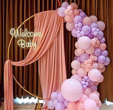 Soft Elegance Baby Welcome Arch
