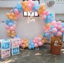 Soft Pastel Baby Shower Circle Arch - photo 1