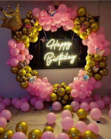 Royal Butterfly Birthday Arch