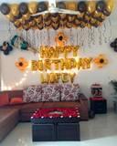 Luxurious Black And Gold Birthday Decor - photo 1