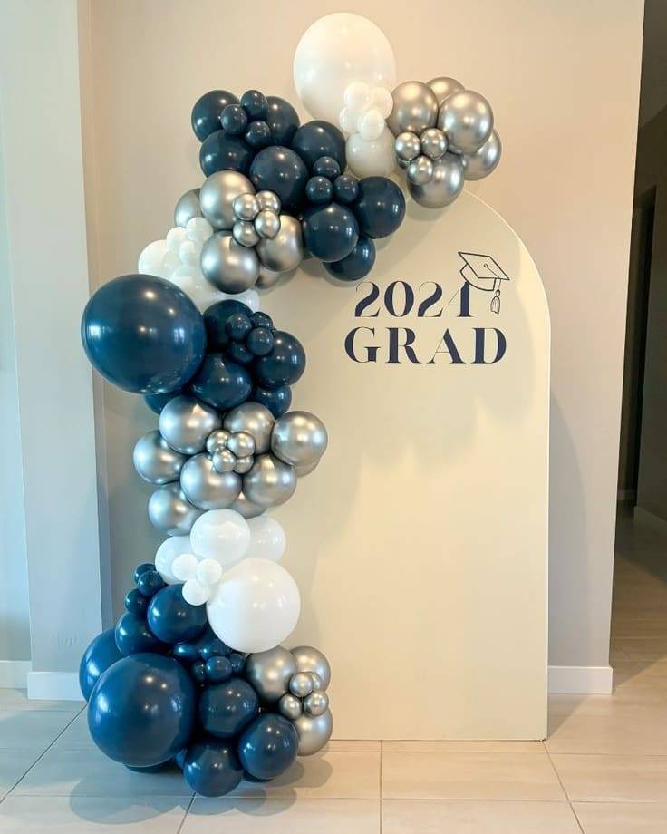 Modern Minimalist Graduation Backdrop - Image 1