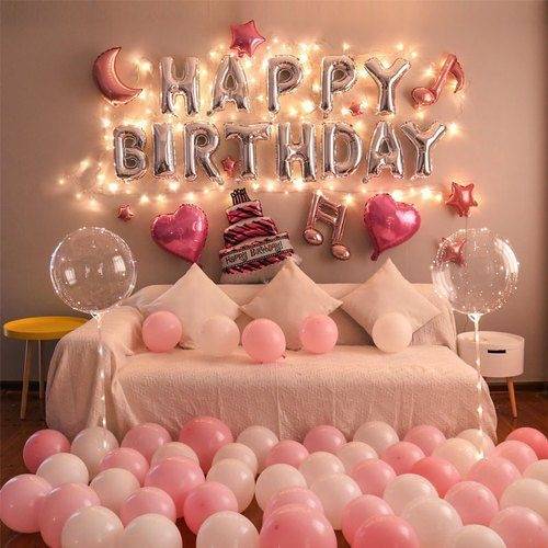 Silver And Pink Birthday Glow - Image 1