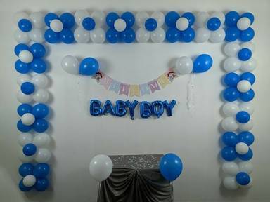 Royal Blue Baby Boy Welcome