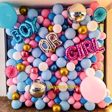 Boy or Girl Pastel Balloon Wall