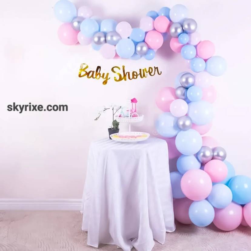 Pastel Dream Baby Shower Backdrop - Image 1