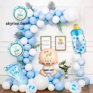 Little Prince Baby Boy Welcome Arch