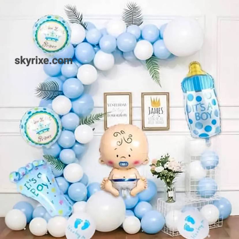 Little Prince Baby Boy Welcome Arch - Image 1