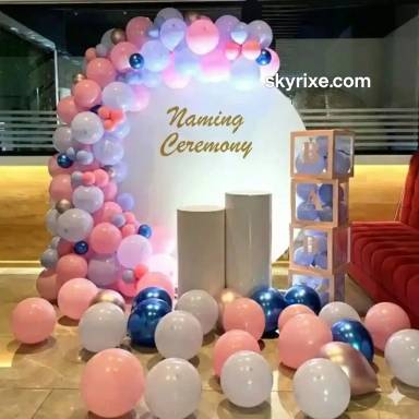 Pastel Balloon Naming Ceremony