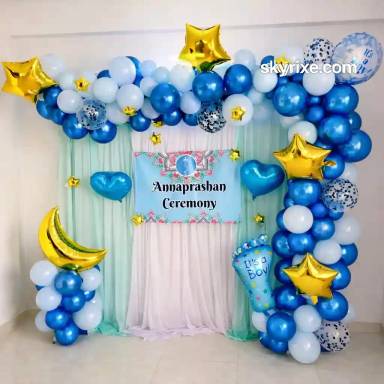 Annaprashan Ceremony Balloon Arch