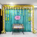 Naming Ceremony Cradle Backdrop - photo 1