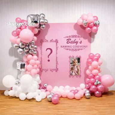 Baby Naming Ceremony Backdrop
