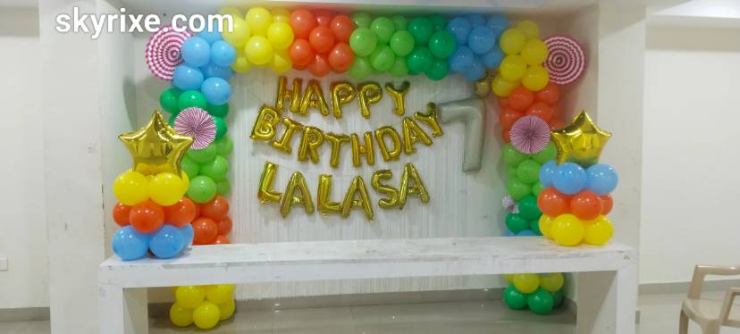 Rainbow Theme Kids Birthday - Image 1