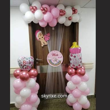 Welcome Baby Girl Door Decoration