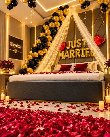 Just Married Room Decoration