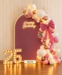 Lavender Arched Backdrop Balloon Decoration - photo 1