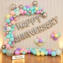 Pastel Anniversary Balloon Arch Decoration - photo 1