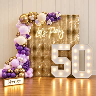 Premium Lets Party Sequin Decoration