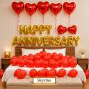 Red Heart Anniversary Room Decor - photo 1
