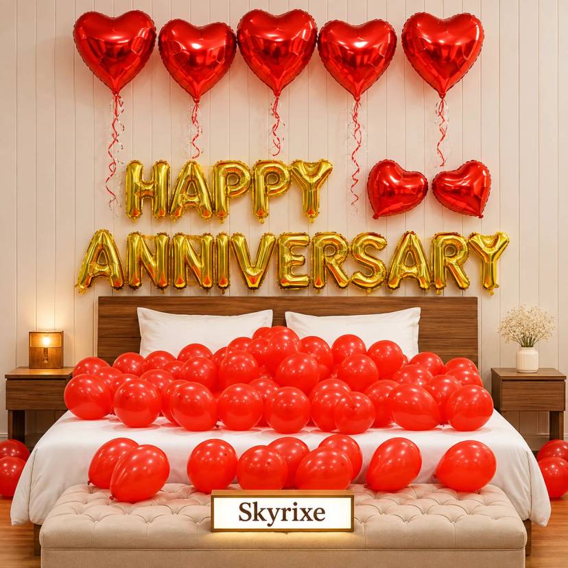 Red Heart Anniversary Room Decor - Image 1