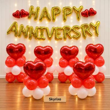 Romantic Anniversary Celebration Setup