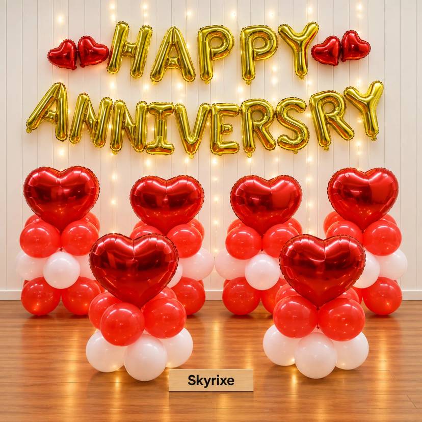 Romantic Anniversary Celebration Setup - Image 1