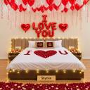 Romantic Balloon Bedroom Decoration - photo 1