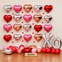 Romantic Heart Balloon Wall Decoration - photo 1