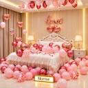 Romantic Love Bedroom Surprise Setup - photo 1