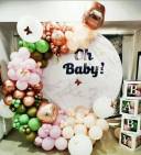 Oh Baby Butterfly Balloon Backdrop - photo 1