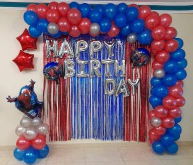 Spiderman Theme Decoration