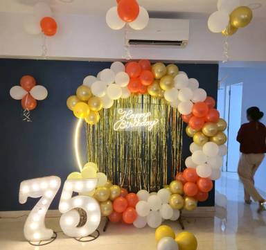 75th Ring Docoration for Birthday