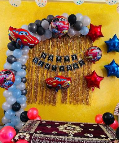 Cars Themed Birthday Decoration