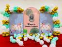 Traditional Mundan Ceremony Balloon Backdrop - photo 1
