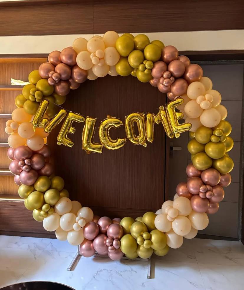 Welcome Home Circular Balloon - Image 1